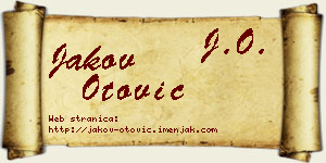 Jakov Otović vizit kartica